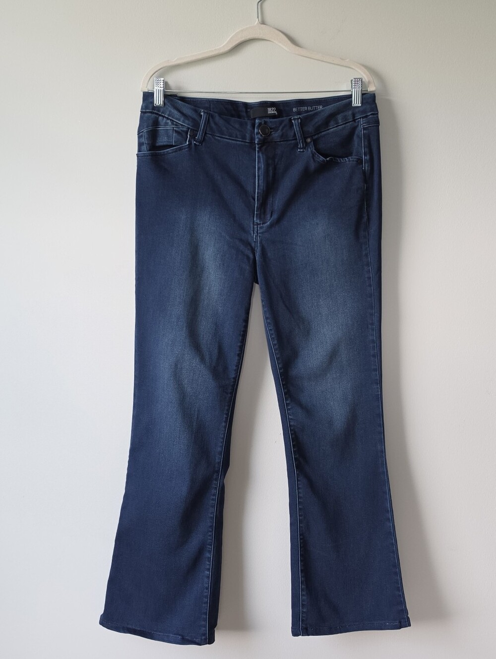 1822 Denim Better Butter Dark Blue Bootcut Jeans